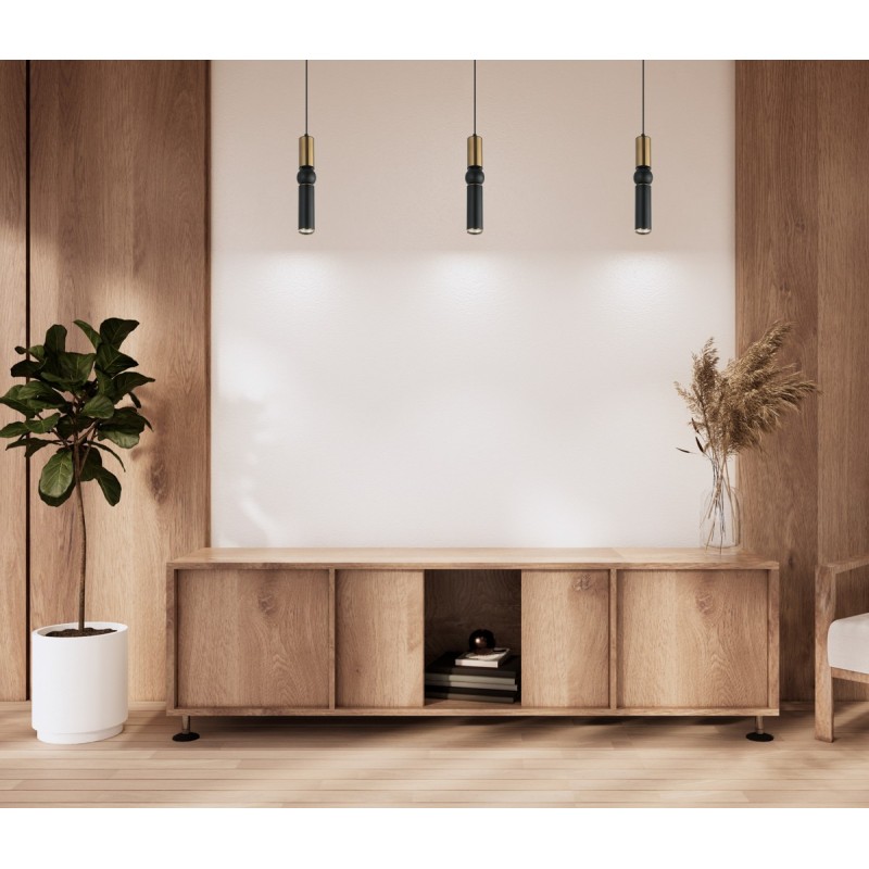 Підвісний світильник ITALUX PND-14290-1-BRO-BK Isidora купити