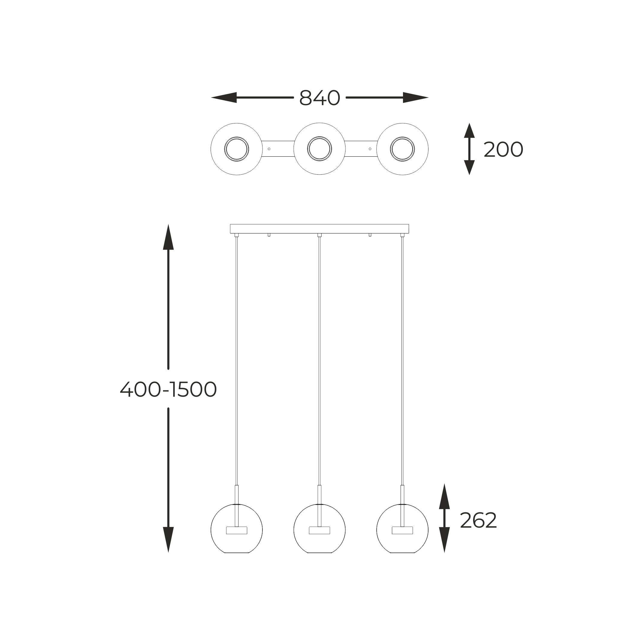 Підвісний світильник Zuma Line P0428-03J-L4AC ENCELADUS купити