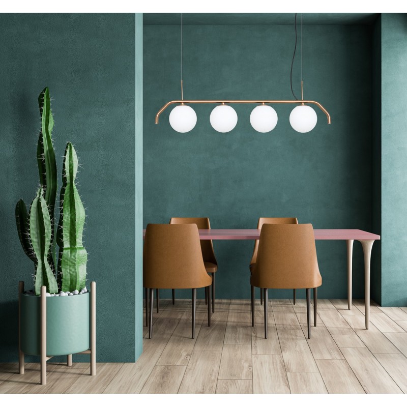 Люстра підвісна ITALUX PND-3300-4-HBR Carimi купити