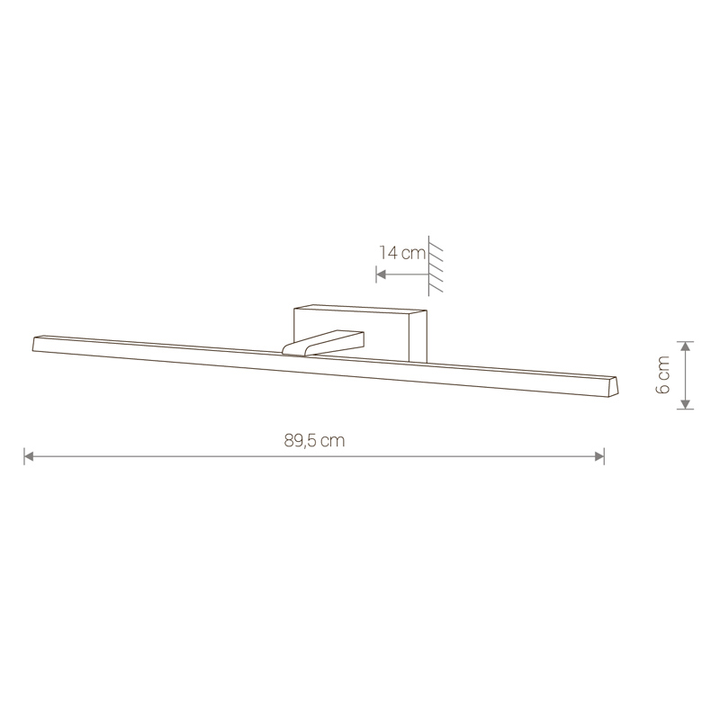 Светильник для ванной Nowodvorski 9174 Van Gogh LED L купити