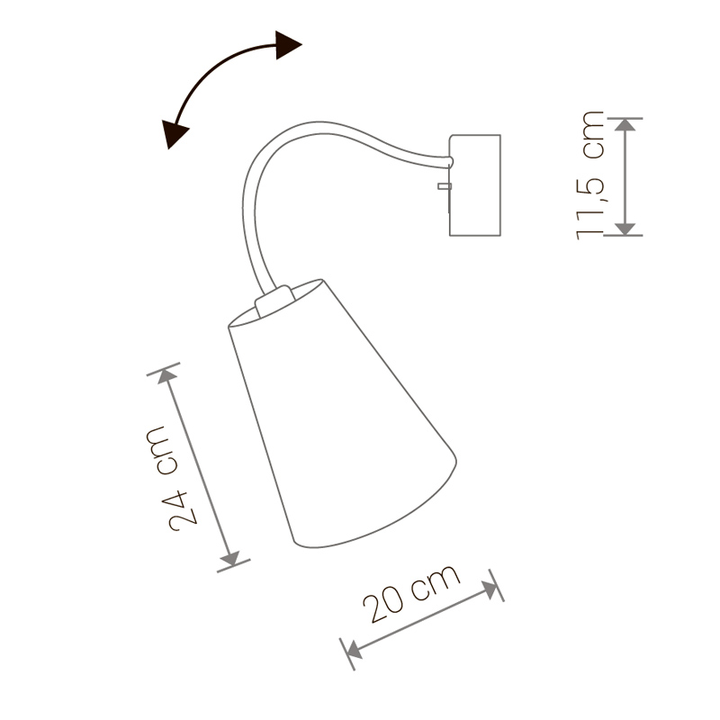 Бра Nowodvorski 9758 Flex Shade купити