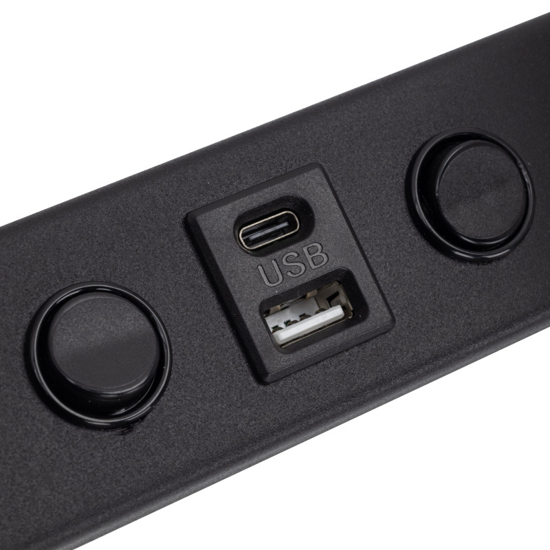 Бра TK LIGHTING 10152 2хUSB Чорний VOX (31115) купити