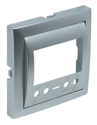 Центральная панель термостата LOGUS с программированием металлик алюминиевый купити