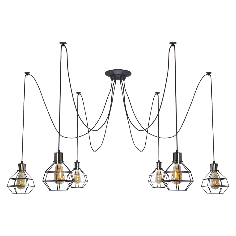 Люстра-павук LS 2100-6G (31654) купити