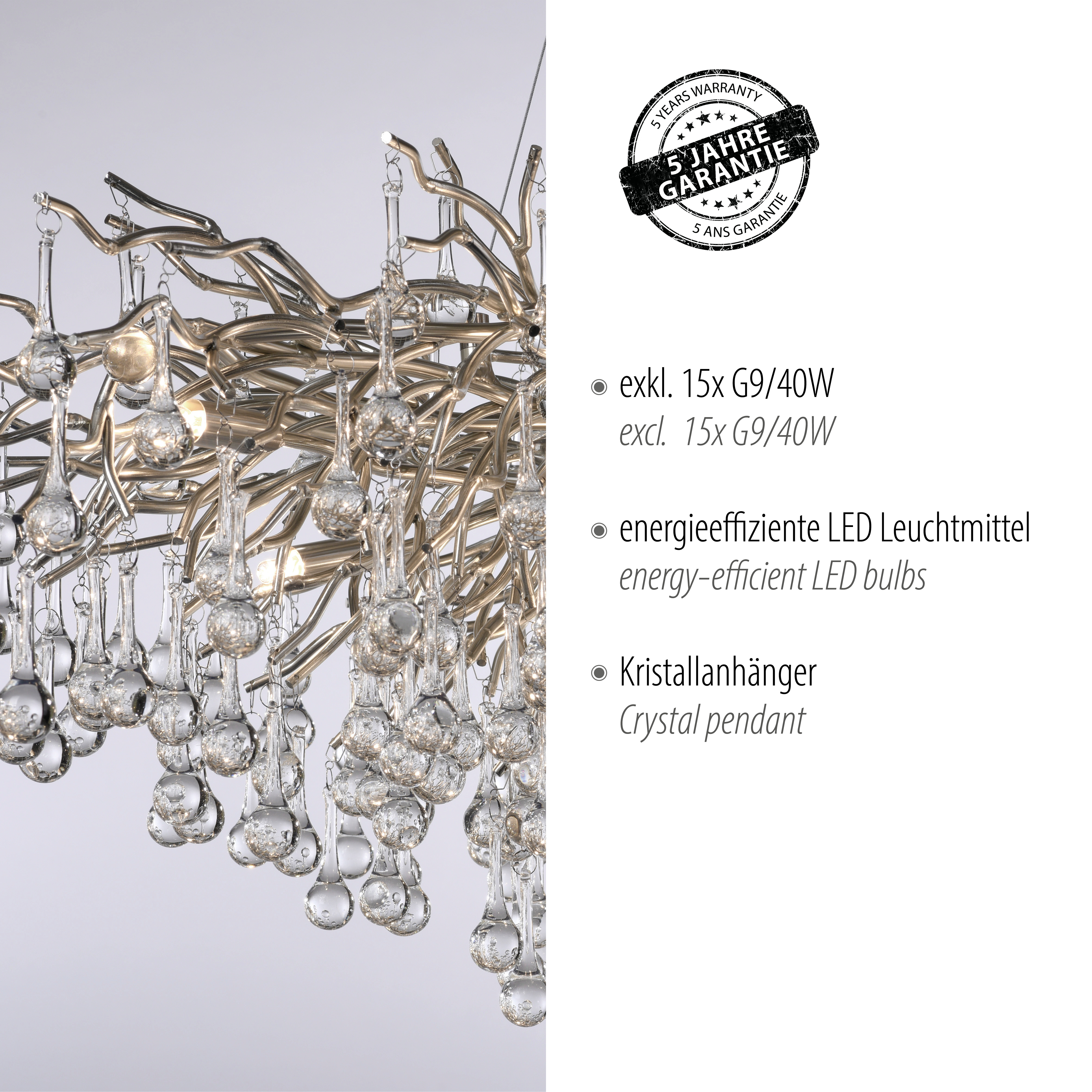 Підвісний світильник Zuma Line 2031-55 ICICLE купити