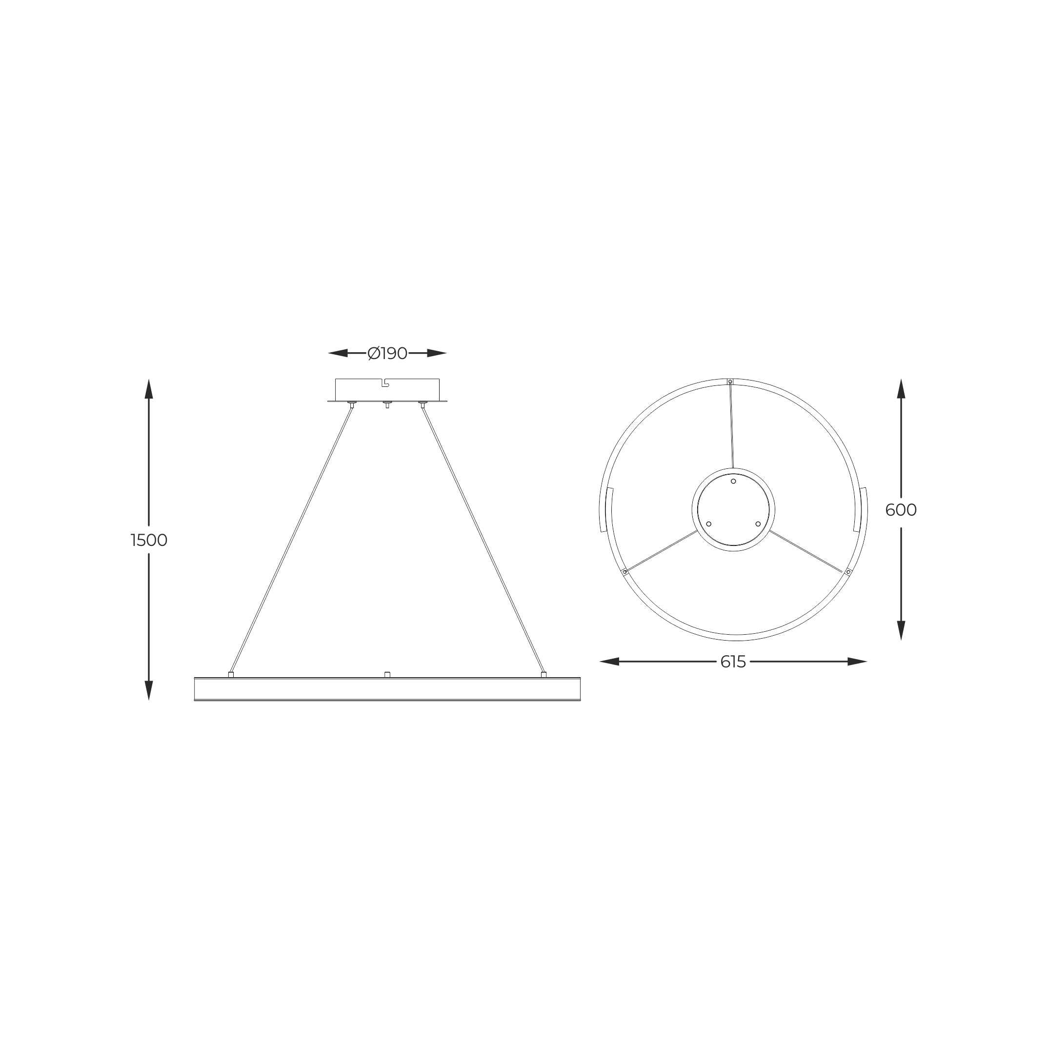 Підвісний світильник Zuma Line MD4417-1M-3BGD LINOS купити