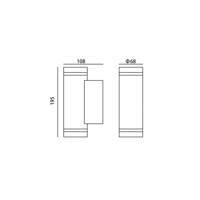 Вуличний світильник ITALUX OWL-2067-2-GU10 Fondo купити