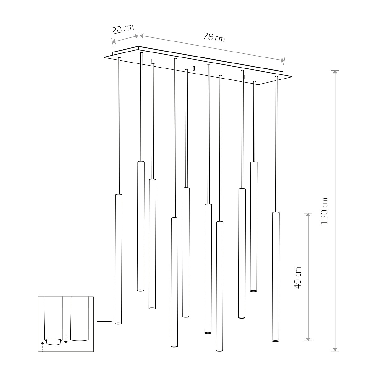 Підвісний світильник Nowodvorski 10705 LASER купити