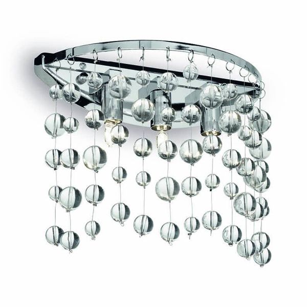 Бра Ideal Lux NEVE AP3 CROMO купити