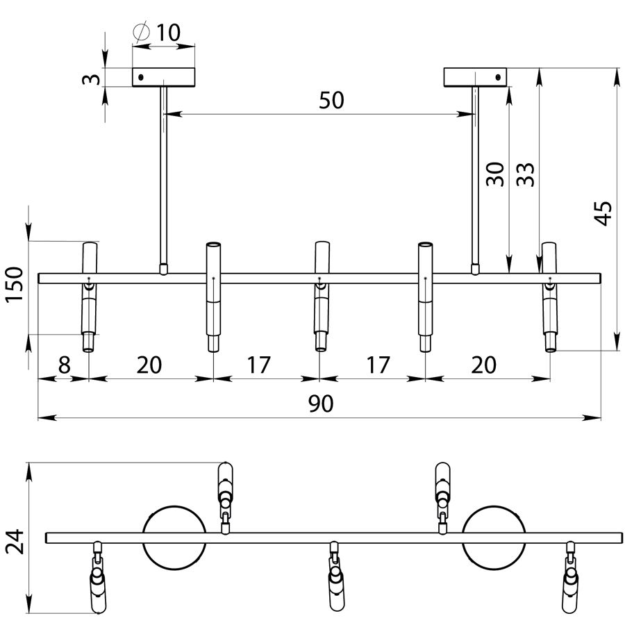 Люстра Imperium Light 705590.05.05 Ryal купити