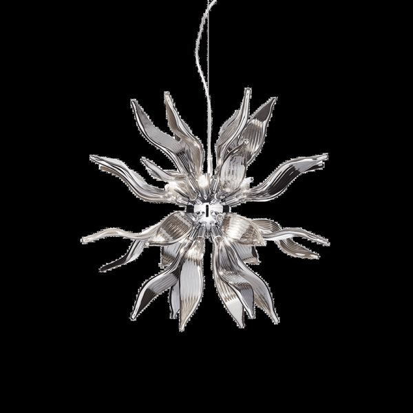 Люстра Ideal Lux LEAVES SP8 FUME купити
