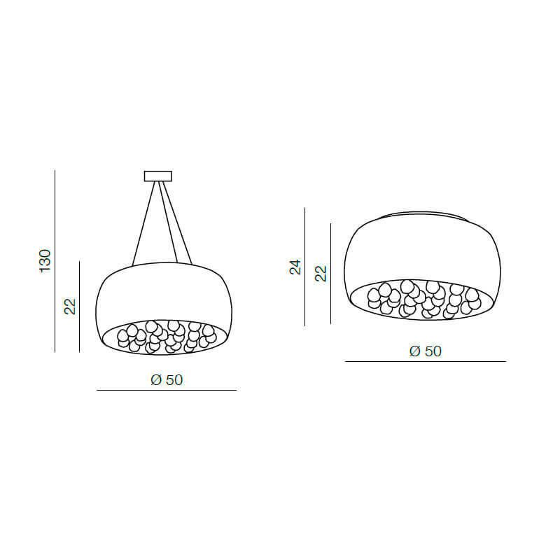 Люстра Azzardo AZ1003 Caldo 50 купити