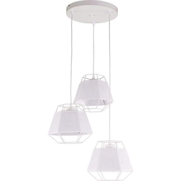 Подвесной светильник TK Lighting 1853 CRISTAL WHITE купити