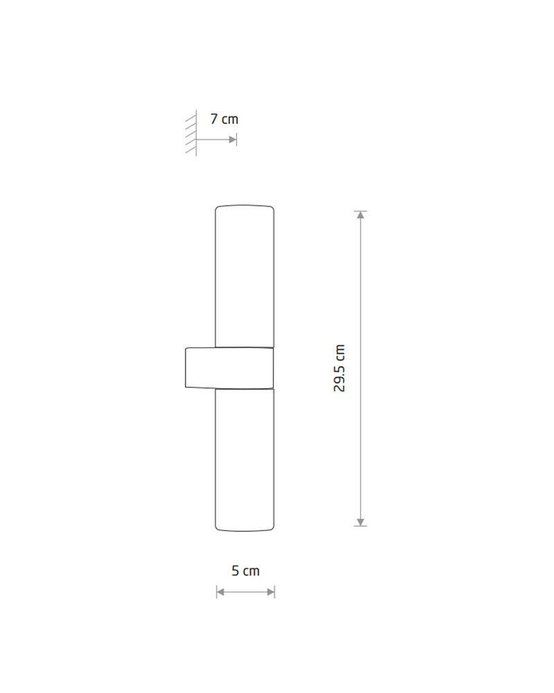 Бра Nowodvorski 10726 Natalie G9 2x10W IP44 Chrome купити