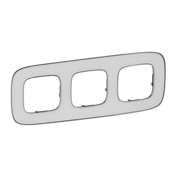 Рамка 3 поста, зеркало, Valena ALLURE (754423) купити